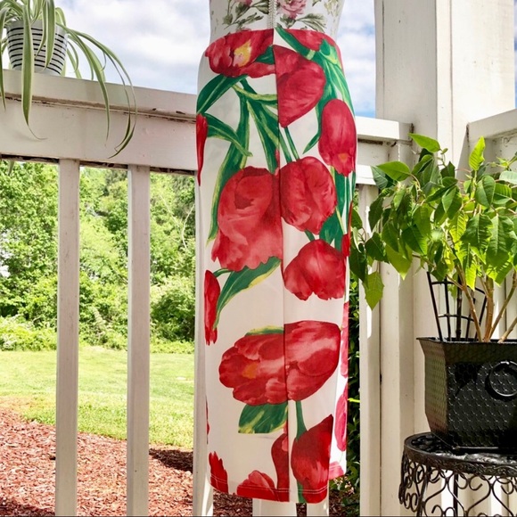 Floral Pencil Skirt - Picture 3 of 6